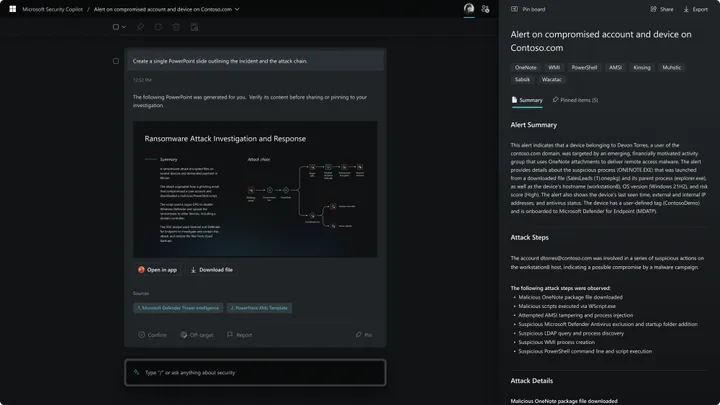Microsoft Security Copilot - investigation et réponse aux attaques de ransomware